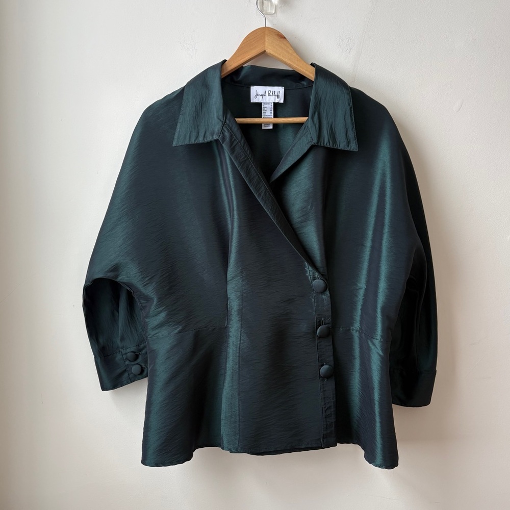 Joseph Ribkoff Taffeta Top - Picture 6 of 14